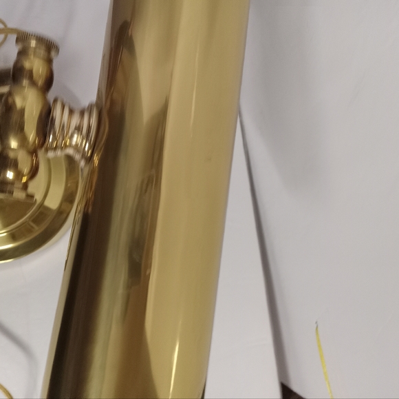 Vintage Brass Desktop Lamp, Piano lamp Adjustable Arm, Electric - Picture 10 of 14